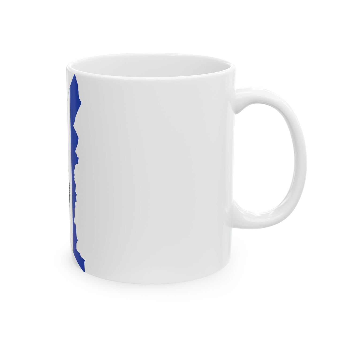 Flag-map of Yukon (Canada) White Coffee Mug-Go Mug Yourself