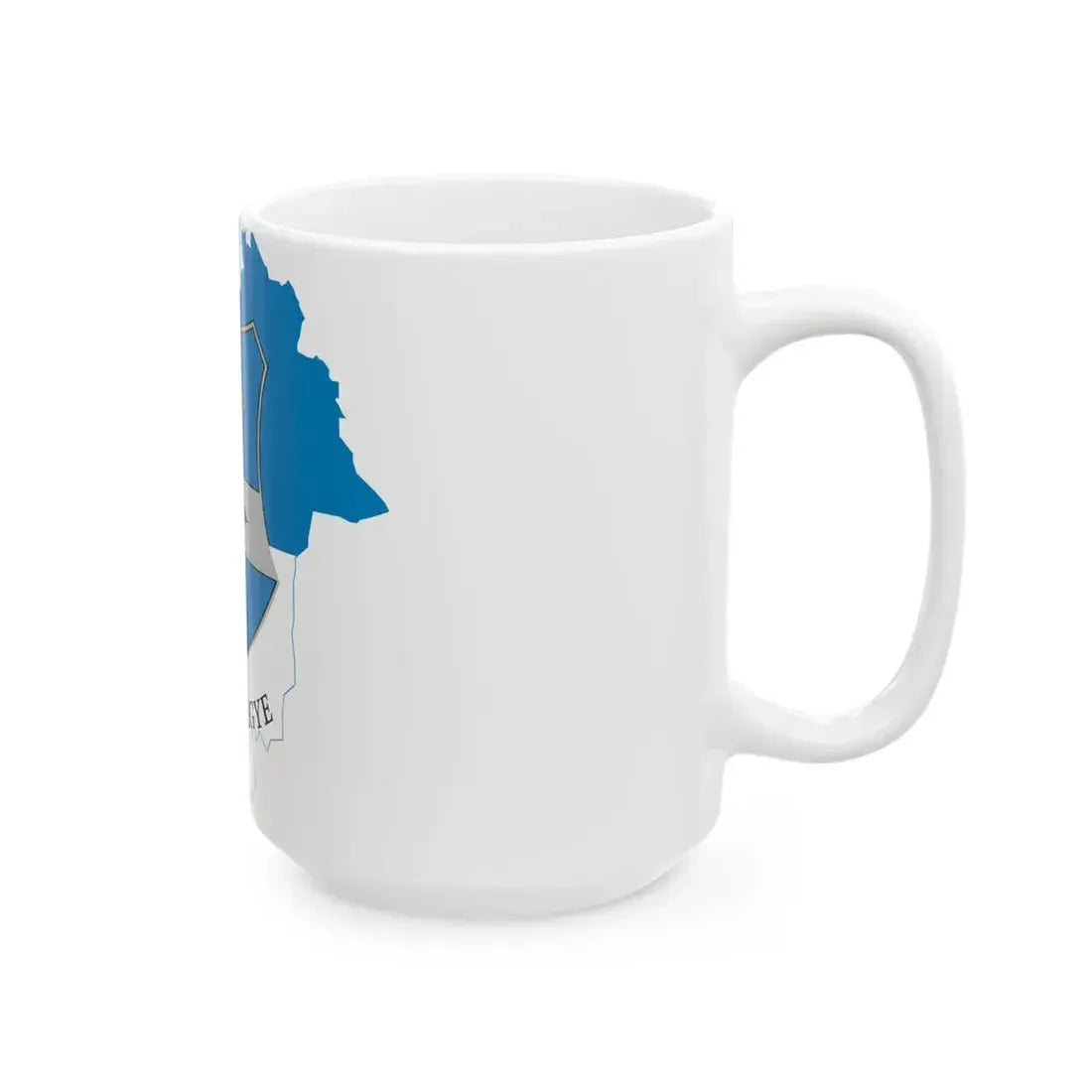 Flag-map of Zala County (Hungary) White Coffee Mug - Go Mug Yourself