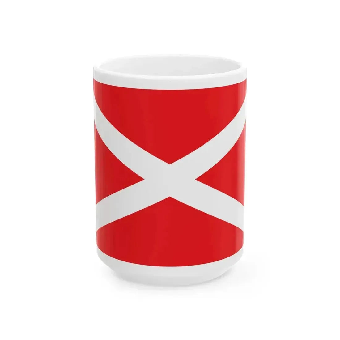 Flag Nashi (Russia) White Coffee Mug 15oz - Go Mug Yourself