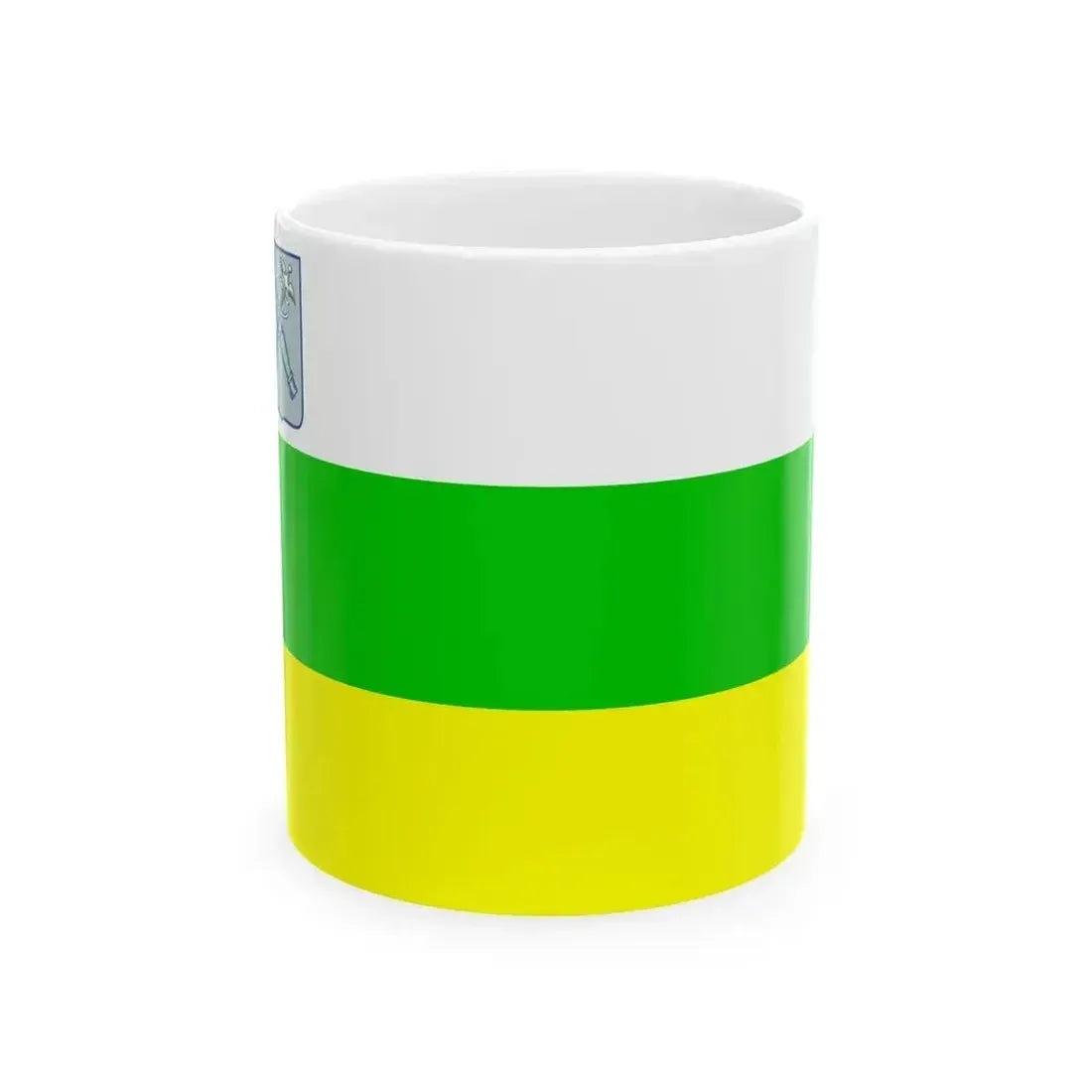 Flag Novozybkova Bryanskaya oblast (Russia) White Coffee Mug 11oz - Go Mug Yourself