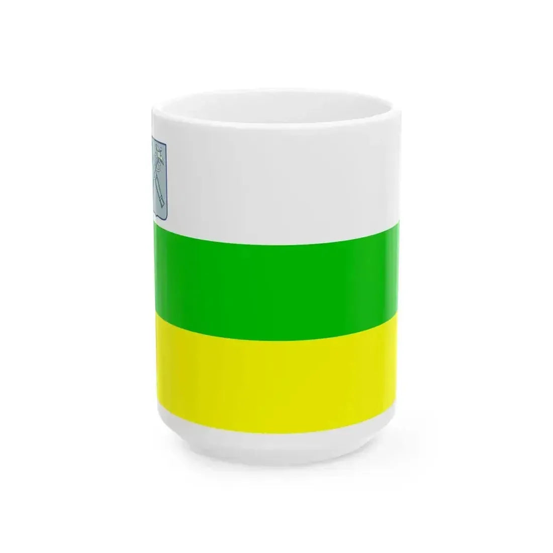 Flag Novozybkova Bryanskaya oblast (Russia) White Coffee Mug 15oz - Go Mug Yourself