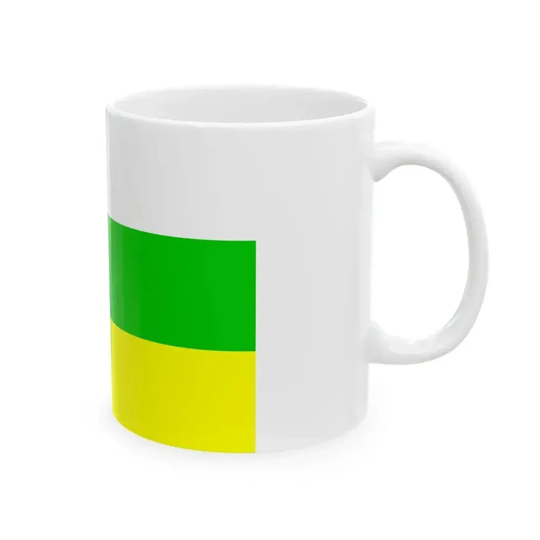 Flag Novozybkova Bryanskaya oblast (Russia) White Coffee Mug - Go Mug Yourself