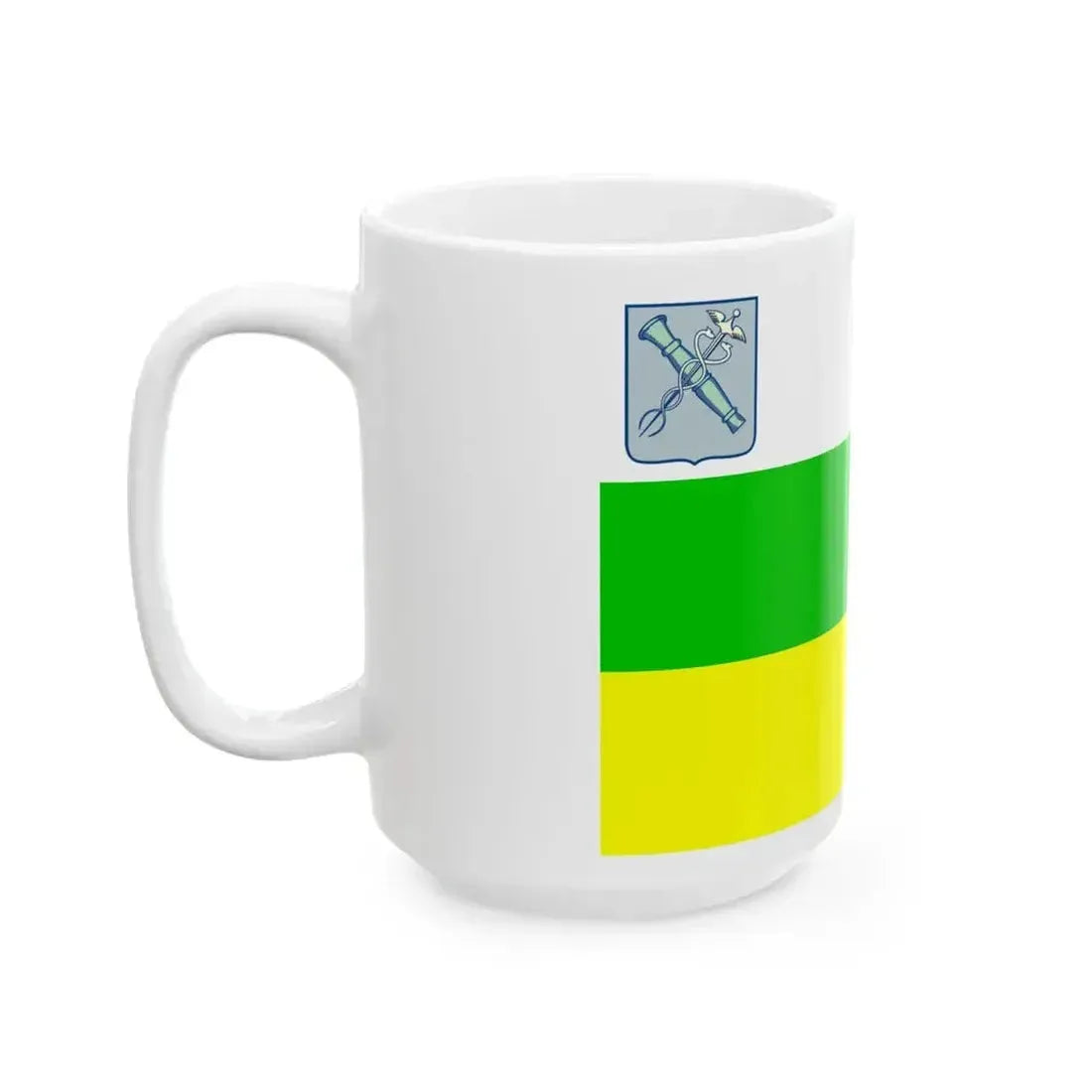 Flag Novozybkova Bryanskaya oblast (Russia) White Coffee Mug - Go Mug Yourself