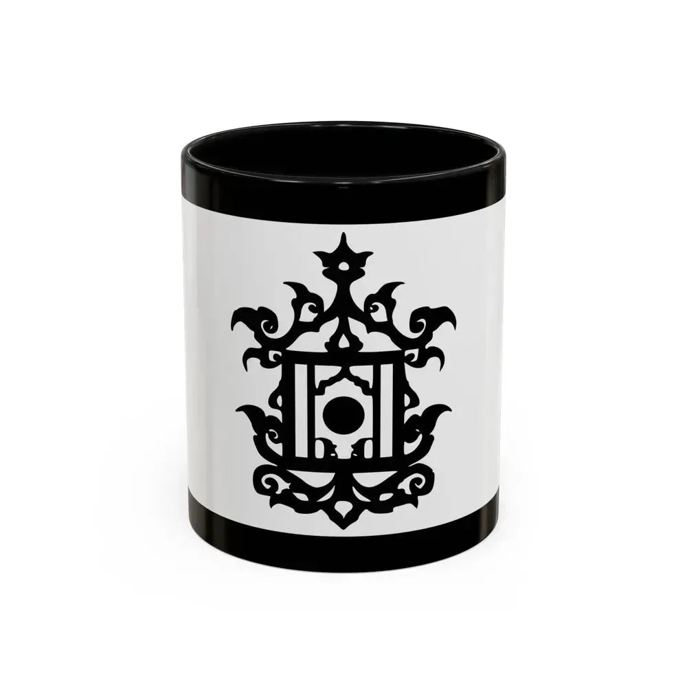 Flag of 18th Century Flag of Sulu Malaysia - Accent Coffee Mug 11oz Black - Go Mug Yourself