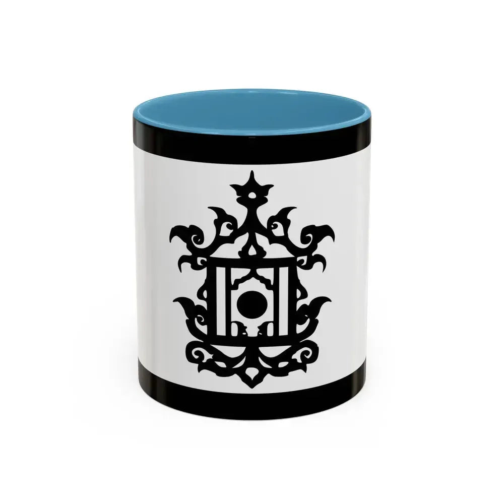 Flag of 18th Century Flag of Sulu Malaysia - Accent Coffee Mug 11oz Light Blue - Go Mug Yourself