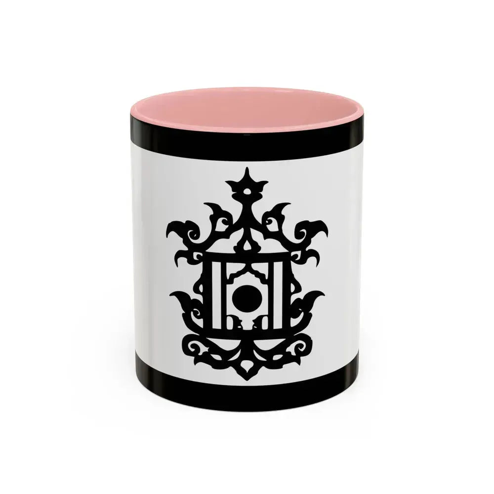 Flag of 18th Century Flag of Sulu Malaysia - Accent Coffee Mug 11oz Pink - Go Mug Yourself