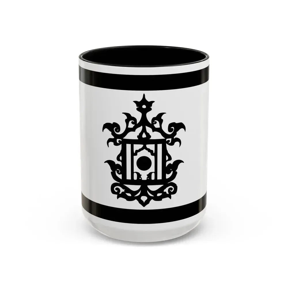 Flag of 18th Century Flag of Sulu Malaysia - Accent Coffee Mug 15oz Black - Go Mug Yourself