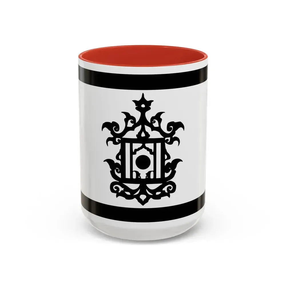 Flag of 18th Century Flag of Sulu Malaysia - Accent Coffee Mug 15oz Red - Go Mug Yourself