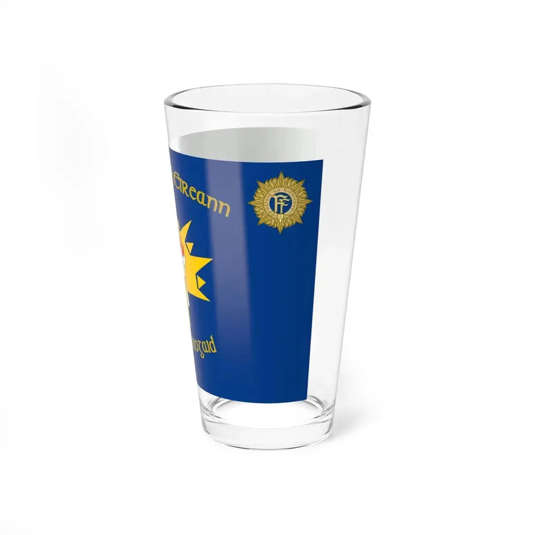 Flag of 2nd Brigade Ireland (Ireland) Pint Glass 16oz - Go Mug Yourself