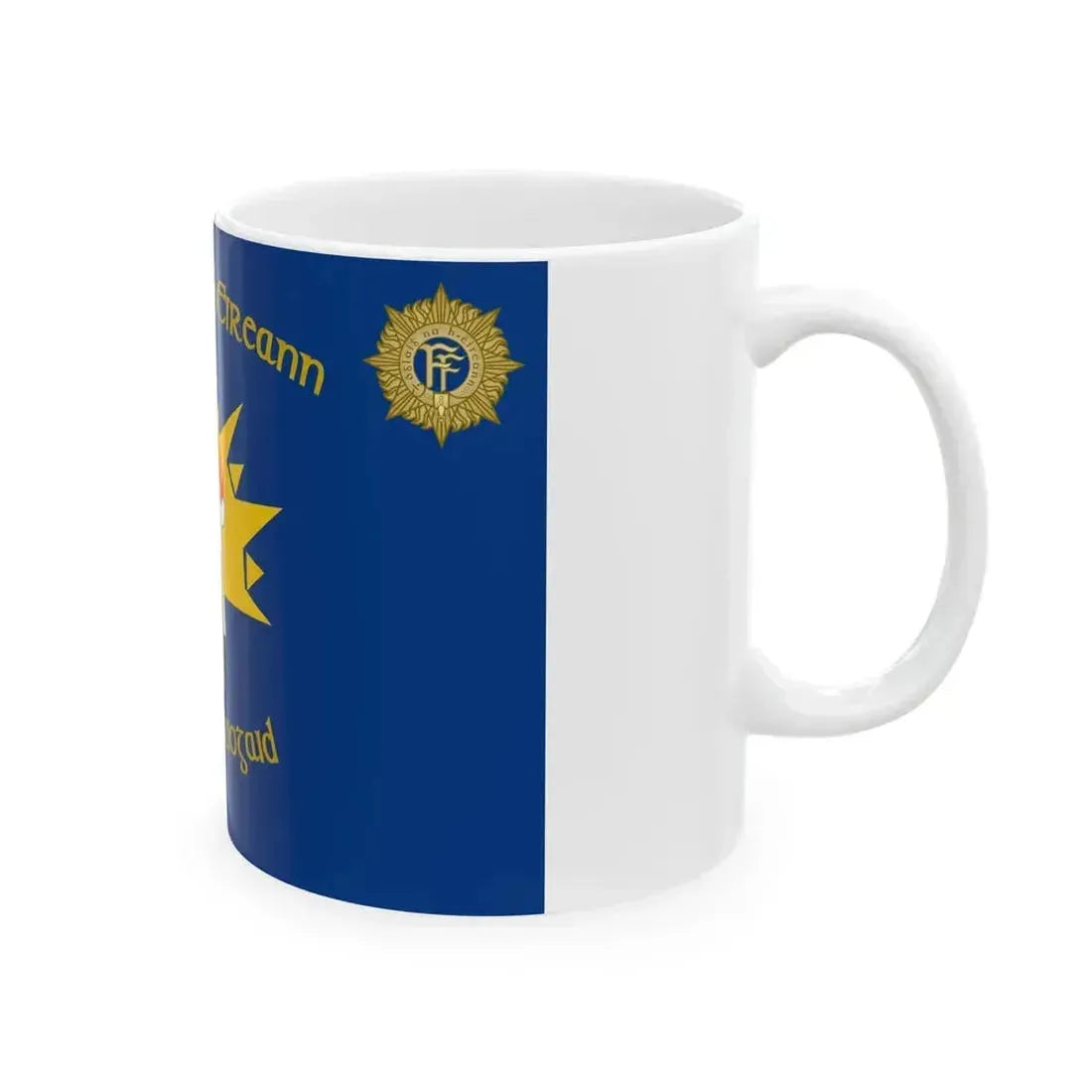 Flag of 2nd Brigade Ireland (Ireland) White Coffee Mug - Go Mug Yourself