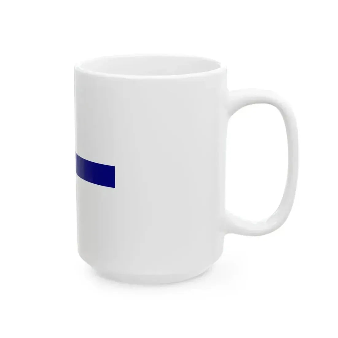 Flag of a rear admiral of the Independent State of Croatia (Croatia) White Coffee Mug - Go Mug Yourself