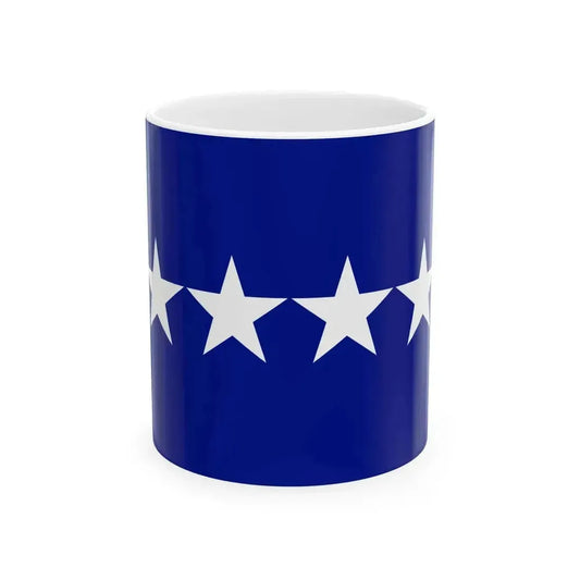 Flag of a United States Air Force general (United States) White Coffee Mug 11oz - Go Mug Yourself