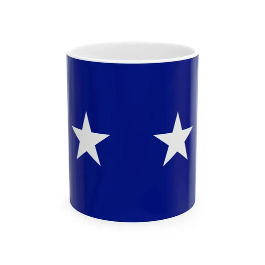 Flag of a United States Air Force major general (United States) White Coffee Mug 11oz - Go Mug Yourself