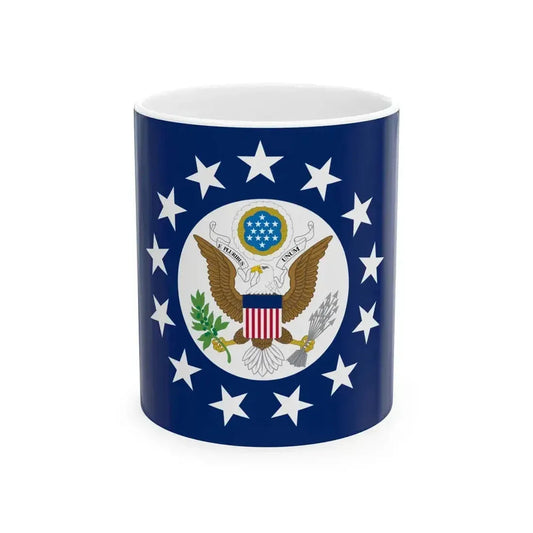 Flag of a United States ambassador (United States) White Coffee Mug 11oz - Go Mug Yourself