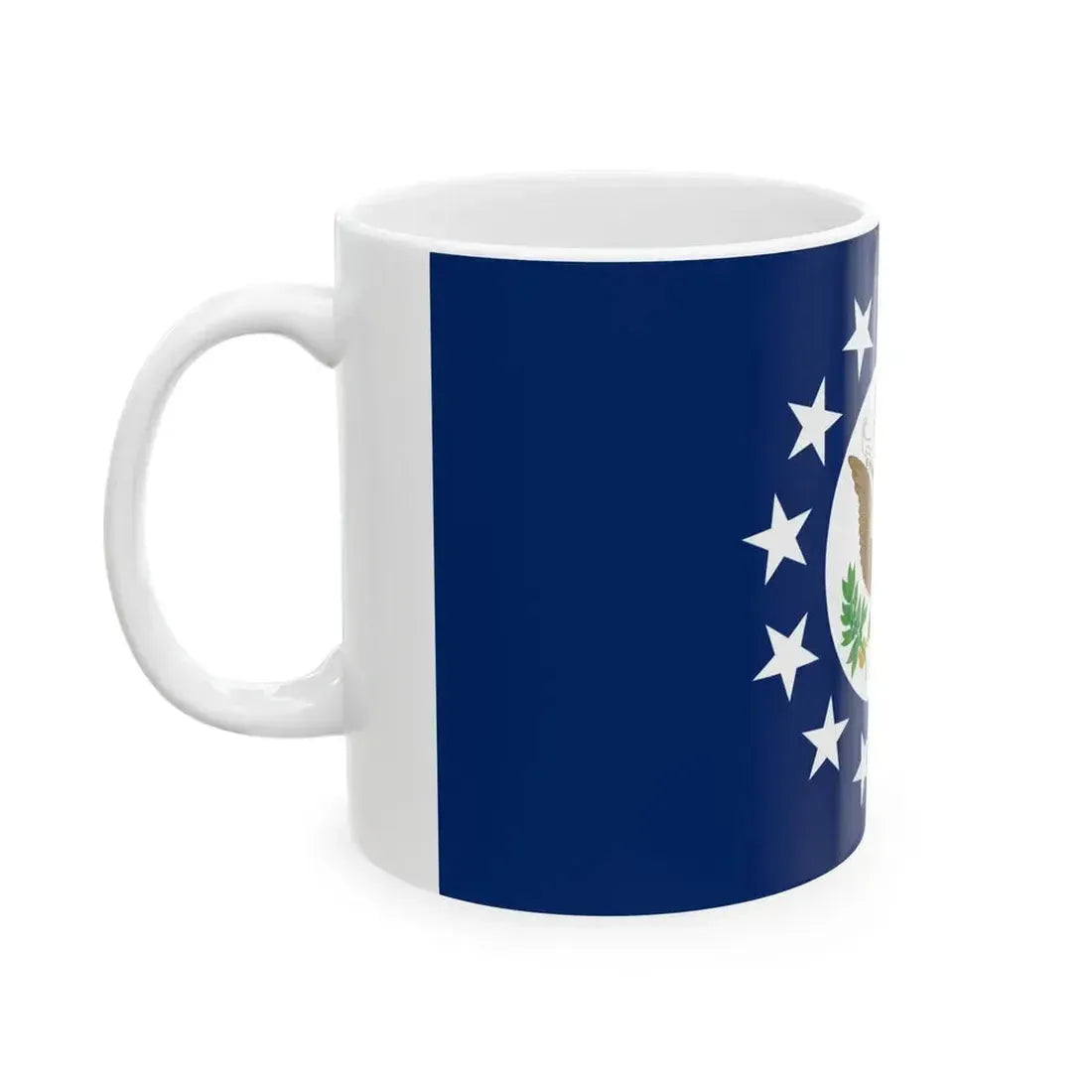 Flag of a United States ambassador (United States) White Coffee Mug - Go Mug Yourself