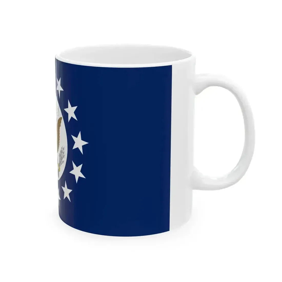 Flag of a United States ambassador (United States) White Coffee Mug - Go Mug Yourself