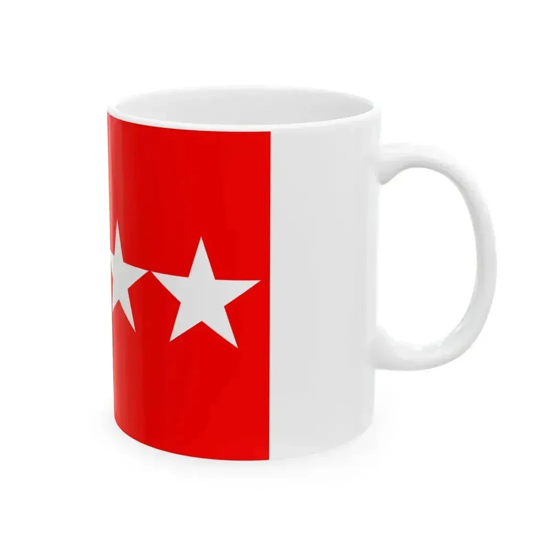 Flag of a United States Army general (United States) White Coffee Mug - Go Mug Yourself