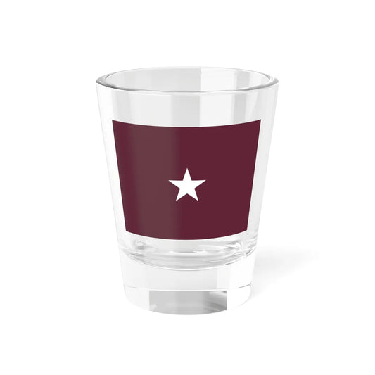 Flag of a United States Army Medical Department brigadier general (United States) Shot Glass 1.5oz 1.5oz - Go Mug Yourself