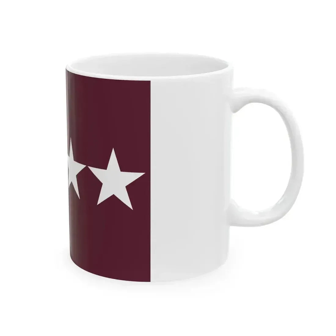 Flag of a United States Army Medical Department general (United States) White Coffee Mug - Go Mug Yourself