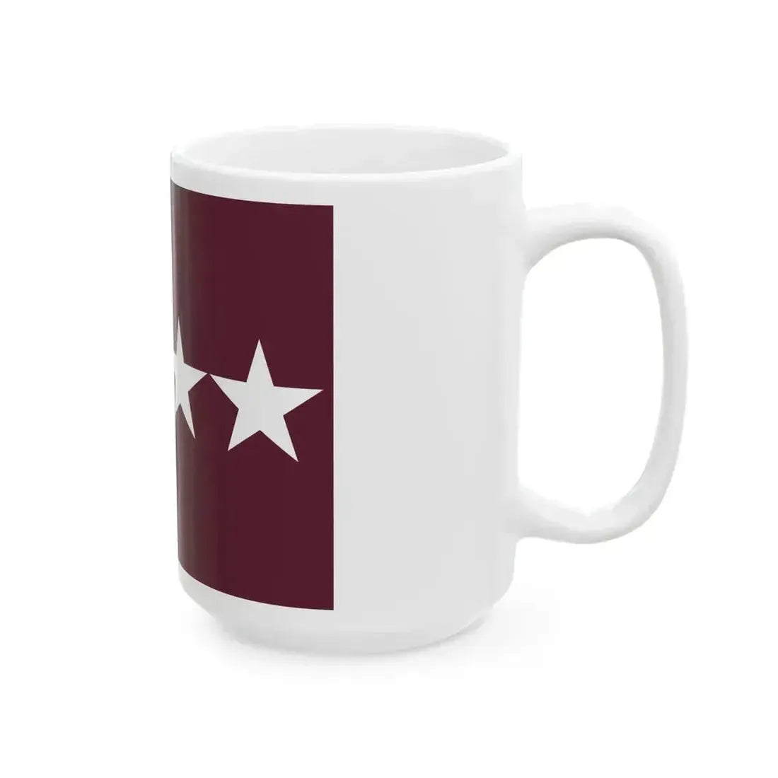 Flag of a United States Army Medical Department general (United States) White Coffee Mug - Go Mug Yourself