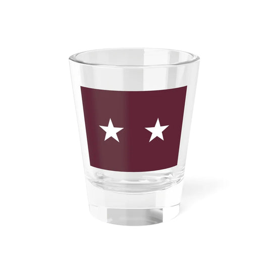 Flag of a United States Army Medical Department major general (United States) Shot Glass 1.5oz 1.5oz - Go Mug Yourself