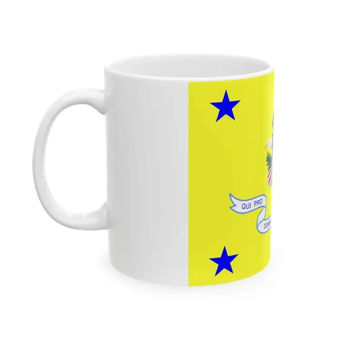 Flag of a United States Assistant Attorney General (United States) White Coffee Mug - Go Mug Yourself