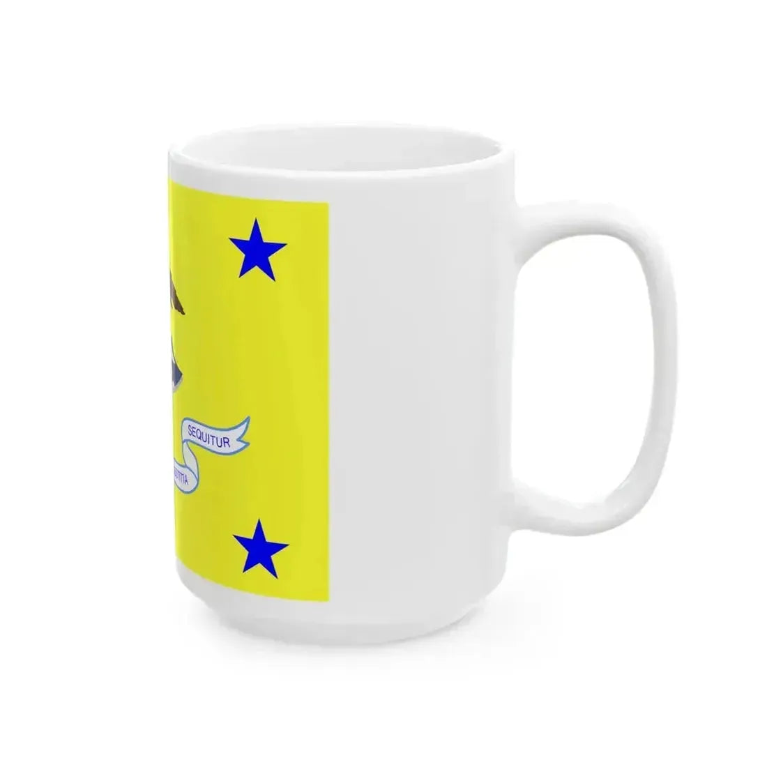 Flag of a United States Assistant Attorney General (United States) White Coffee Mug - Go Mug Yourself