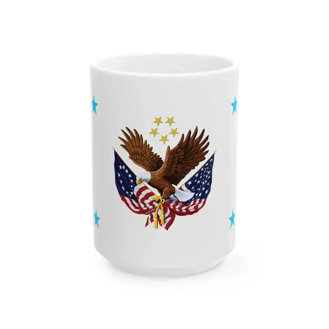 Flag of a United States Assistant Secretary of Veterans Affairs (United States) White Coffee Mug 15oz - Go Mug Yourself