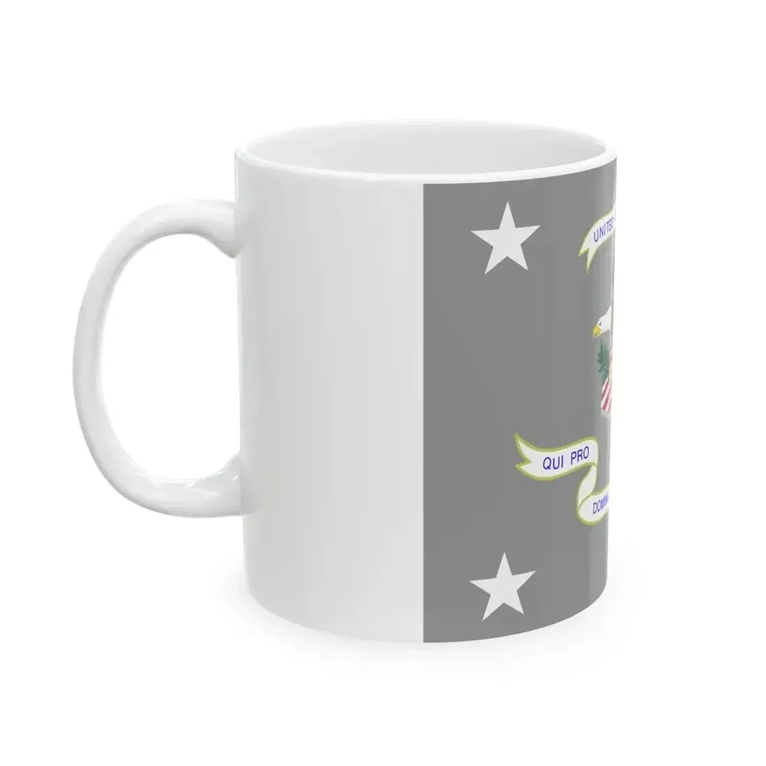 Flag of a United States Attorney (United States) White Coffee Mug - Go Mug Yourself