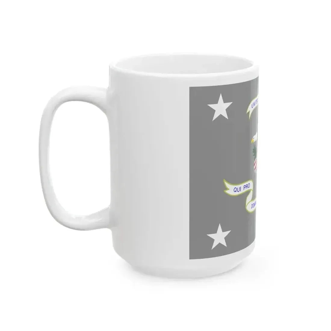 Flag of a United States Attorney (United States) White Coffee Mug - Go Mug Yourself