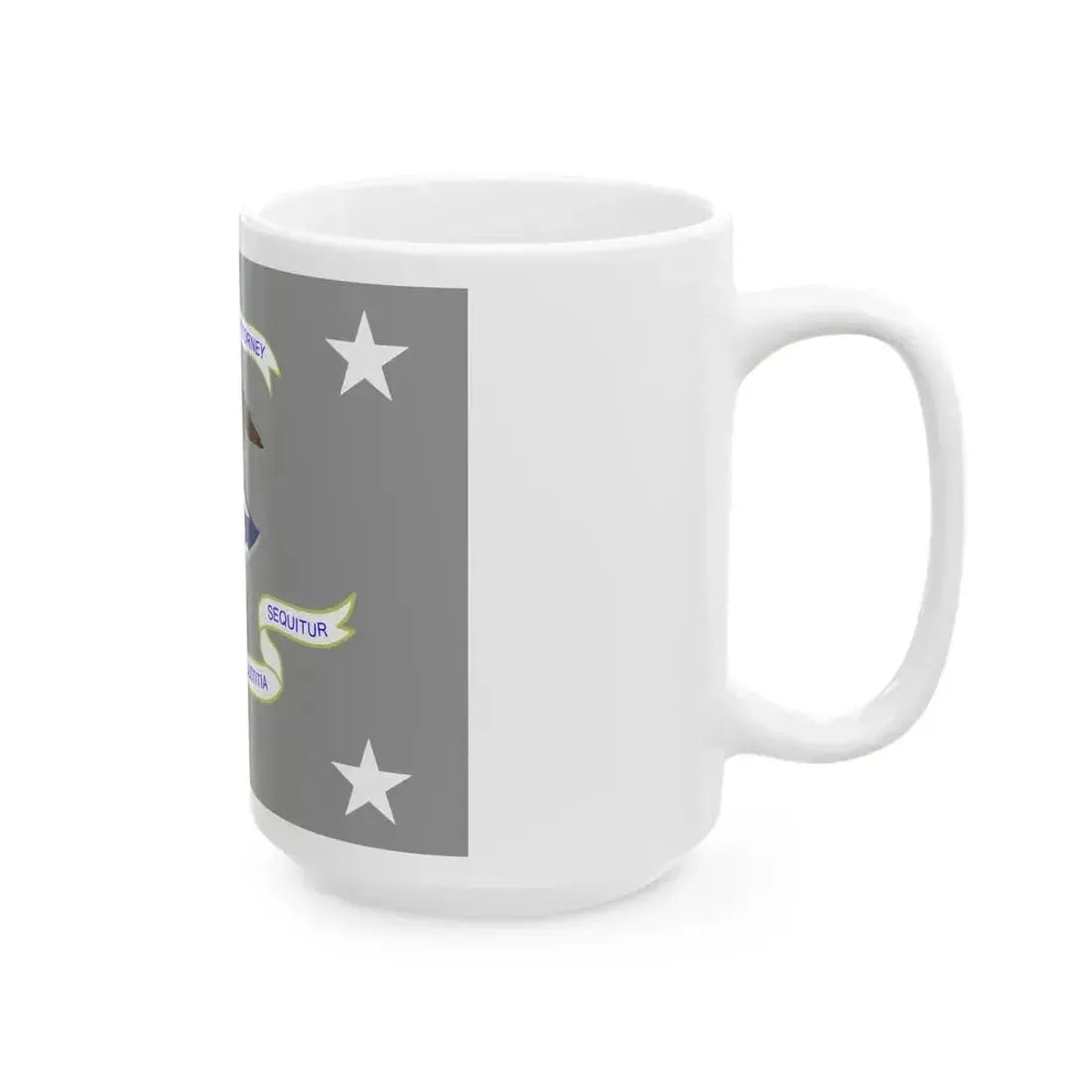 Flag of a United States Attorney (United States) White Coffee Mug - Go Mug Yourself