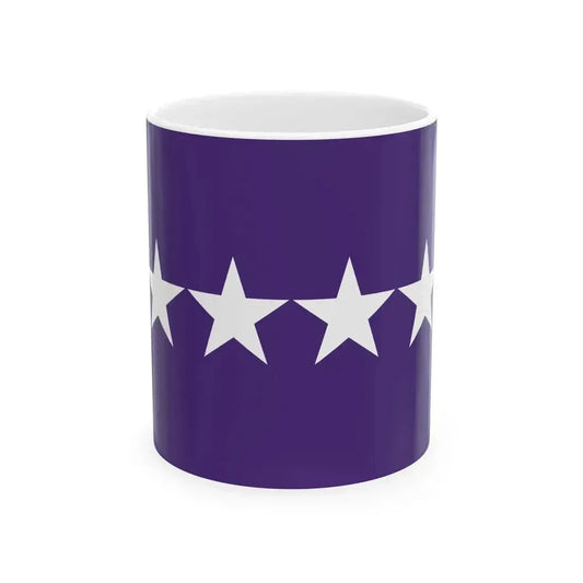 Flag of a United States Chaplain general (United States) White Coffee Mug 11oz - Go Mug Yourself