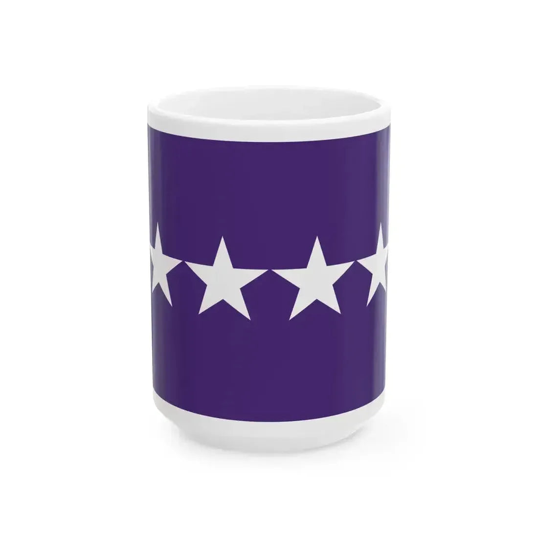 Flag of a United States Chaplain general (United States) White Coffee Mug 15oz - Go Mug Yourself