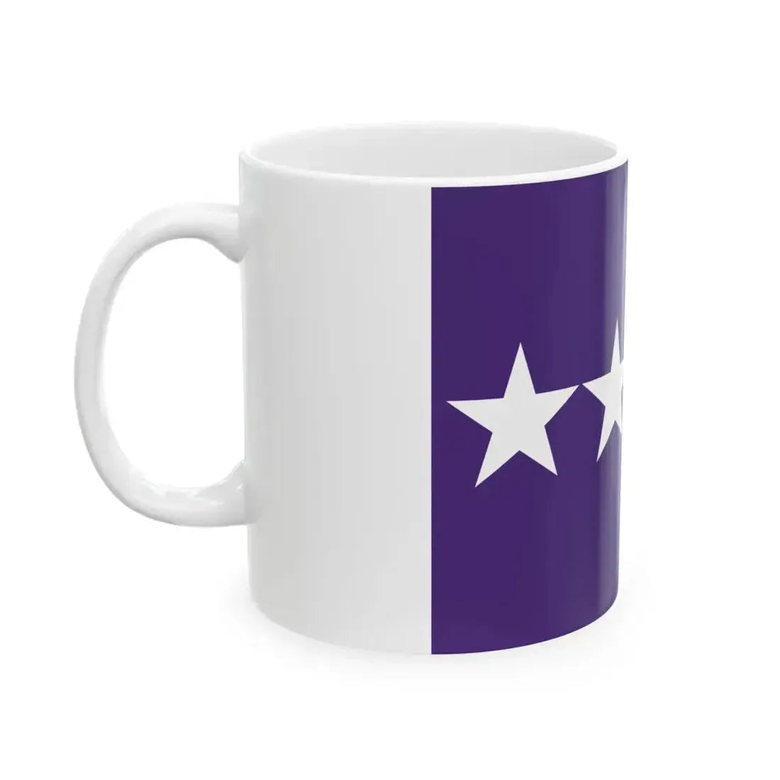 Flag of a United States Chaplain general (United States) White Coffee Mug - Go Mug Yourself