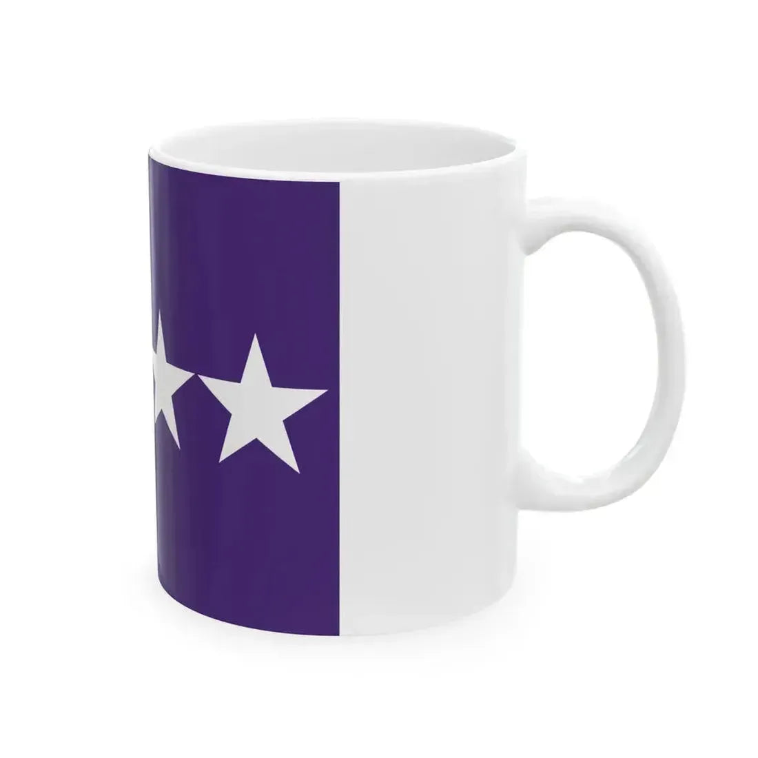 Flag of a United States Chaplain general (United States) White Coffee Mug - Go Mug Yourself