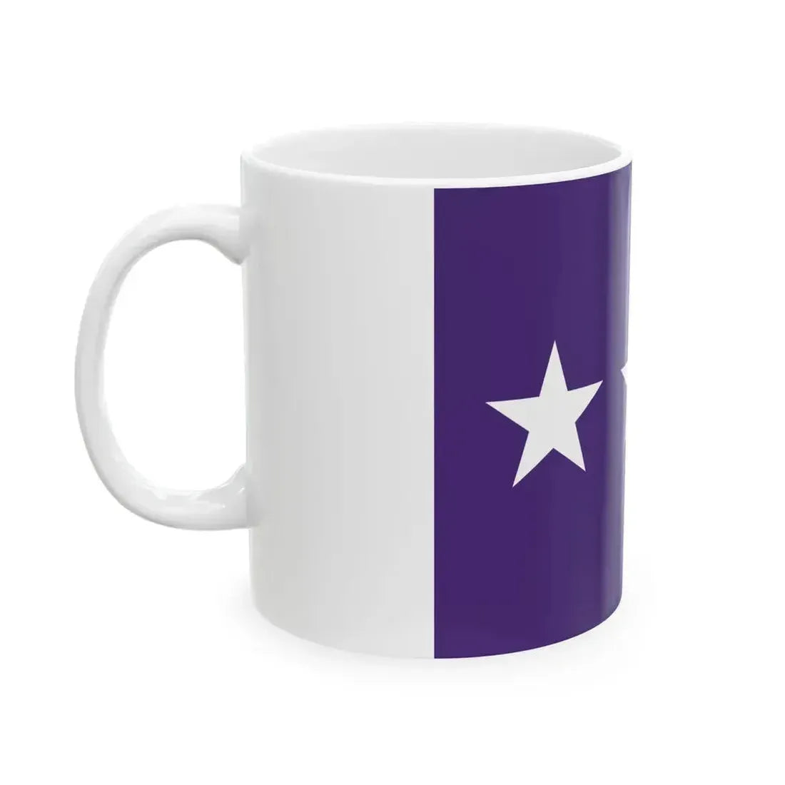 Flag of a United States Chaplain lieutenant general (United States) White Coffee Mug - Go Mug Yourself