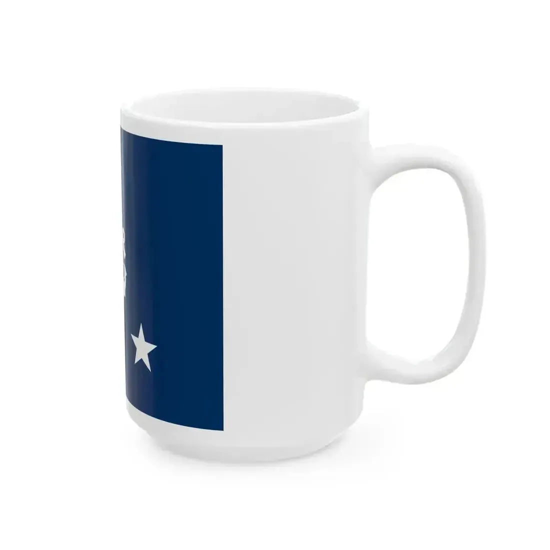 Flag of a United States Coast Guard vice admiral (United States) White Coffee Mug - Go Mug Yourself