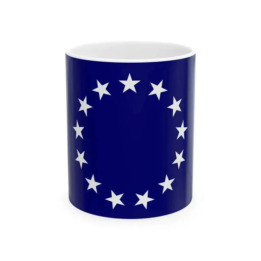 Flag of a United States Foreign Service Officer (United States) White Coffee Mug 11oz - Go Mug Yourself