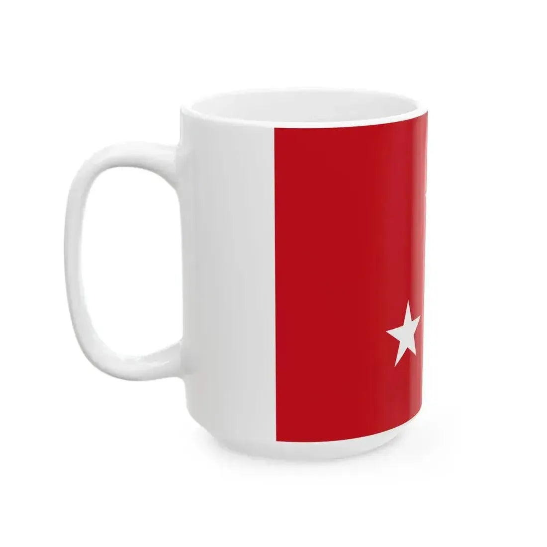 Flag of a United States Marine Corps lieutenant general (United States) White Coffee Mug - Go Mug Yourself