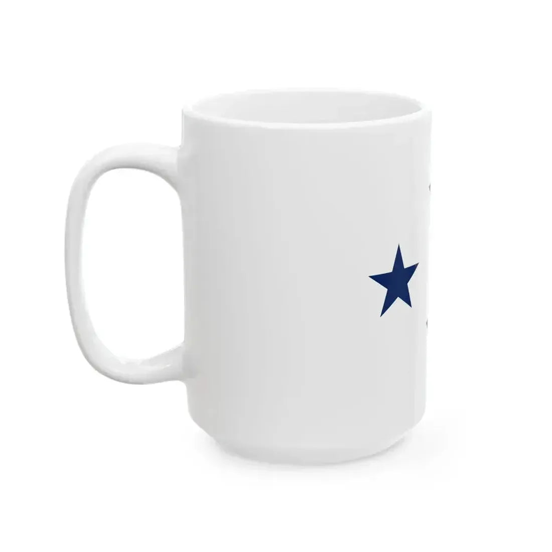 Flag of a United States Navy admiral non-executive (United States) White Coffee Mug - Go Mug Yourself