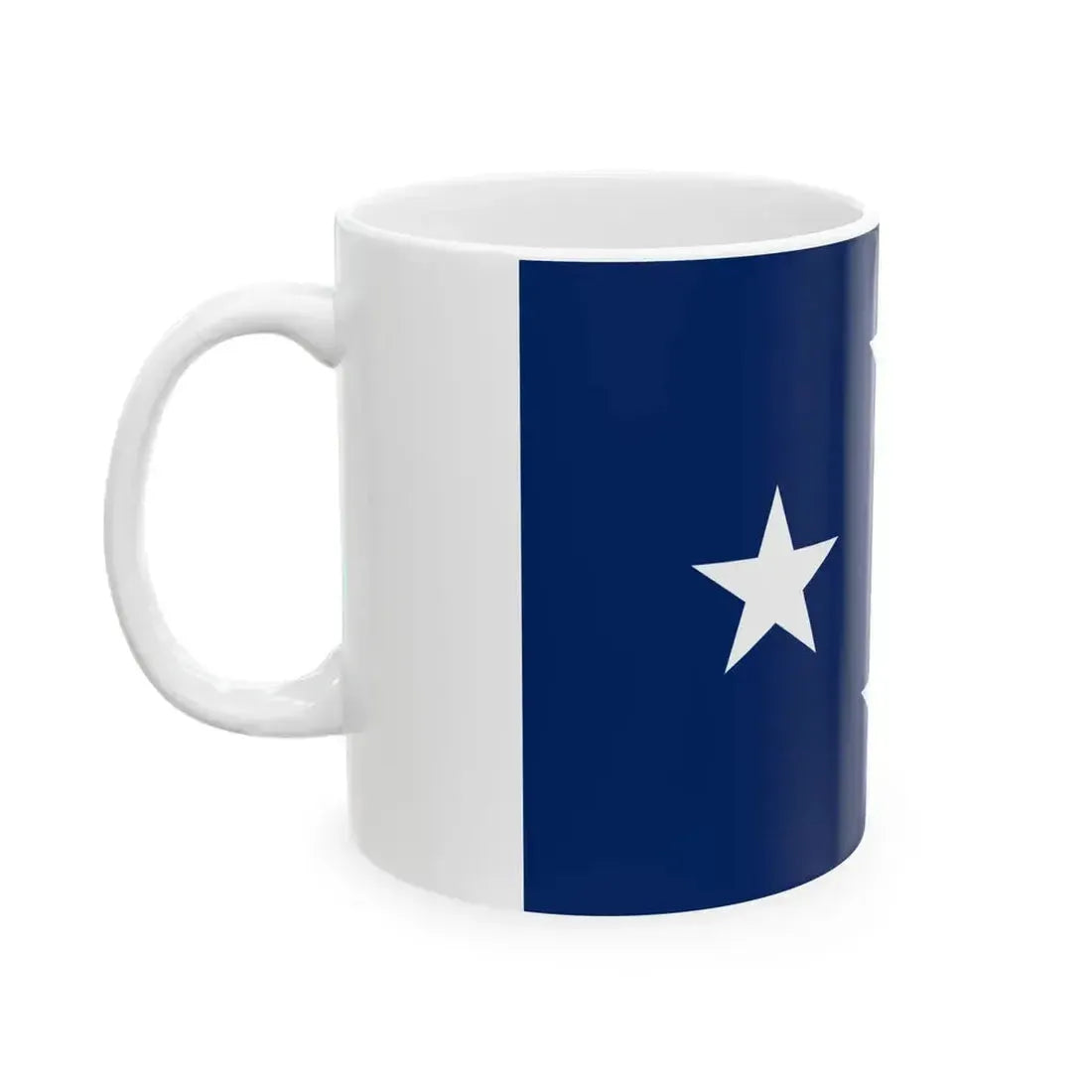 Flag of a United States Navy admiral (United States) White Coffee Mug - Go Mug Yourself