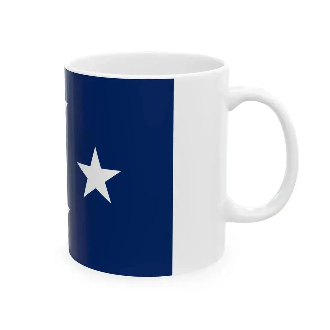 Flag of a United States Navy admiral (United States) White Coffee Mug - Go Mug Yourself