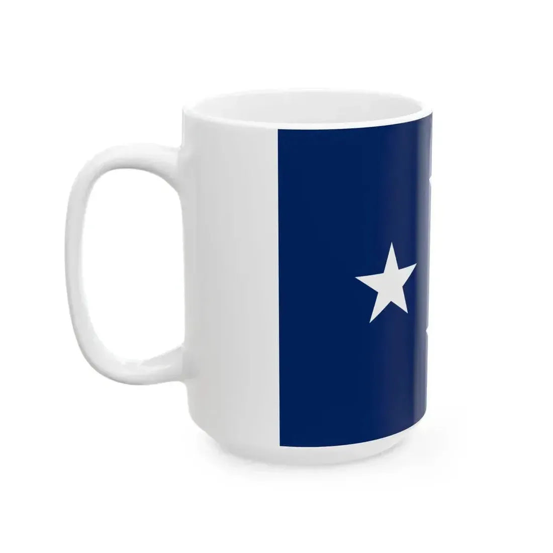 Flag of a United States Navy admiral (United States) White Coffee Mug - Go Mug Yourself