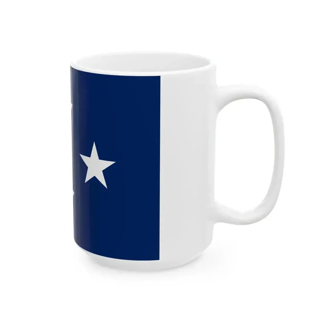 Flag of a United States Navy admiral (United States) White Coffee Mug - Go Mug Yourself