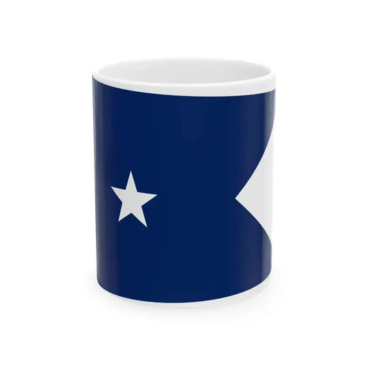 Flag of a United States Navy Commodore (United States) White Coffee Mug 11oz - Go Mug Yourself