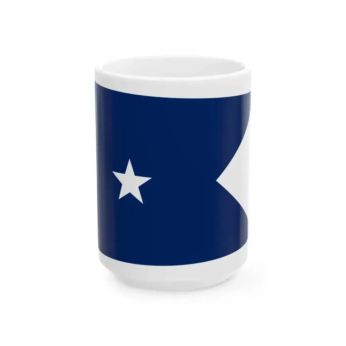 Flag of a United States Navy Commodore (United States) White Coffee Mug 15oz - Go Mug Yourself