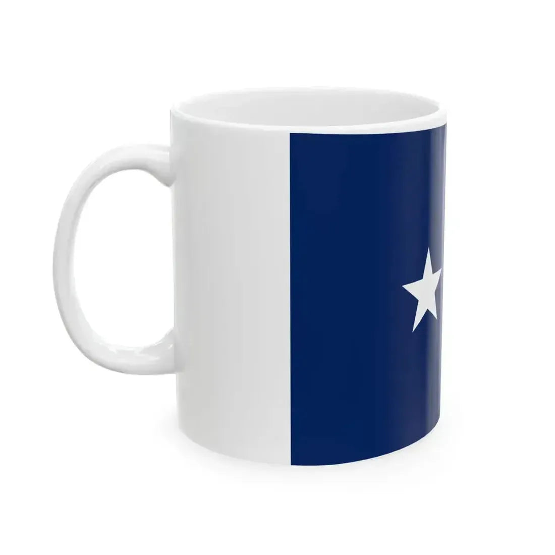 Flag of a United States Navy Commodore (United States) White Coffee Mug - Go Mug Yourself