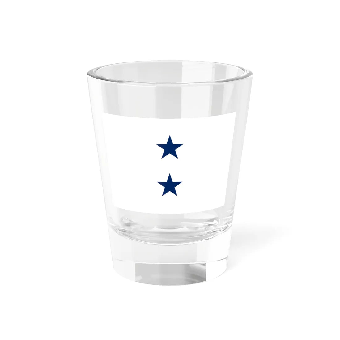 Flag of a United States Navy rear admiral non-executive (United States) Shot Glass 1.5oz 1.5oz - Go Mug Yourself