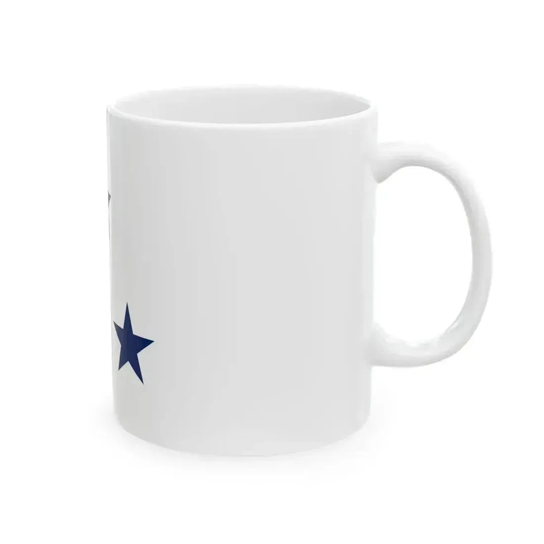 Flag of a United States Navy vice admiral non-executive (United States) White Coffee Mug - Go Mug Yourself