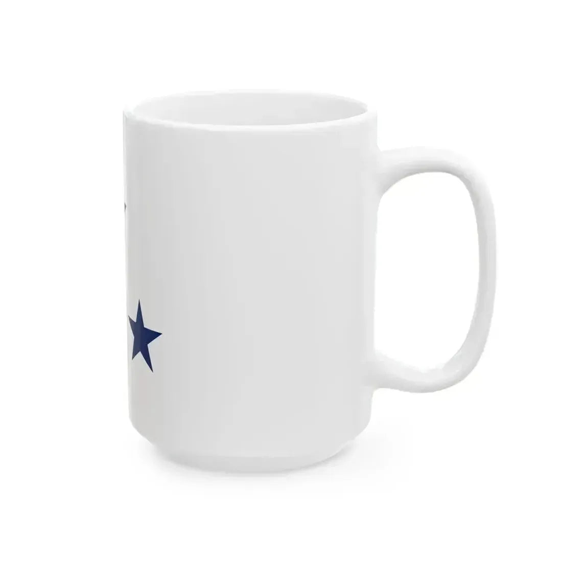 Flag of a United States Navy vice admiral non-executive (United States) White Coffee Mug - Go Mug Yourself